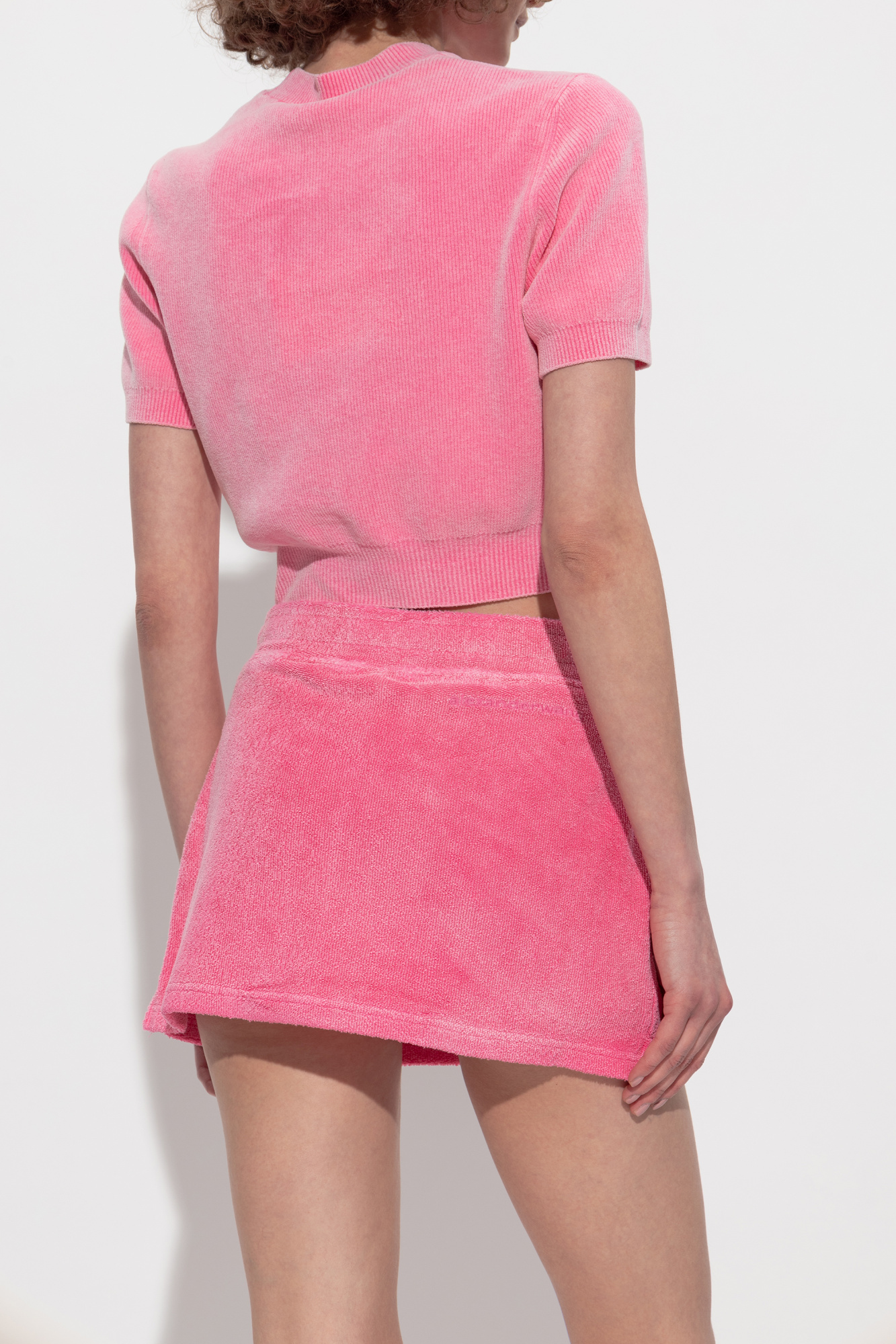 PINKO トップス ボディースーツ Alexander wang Alexander Wang エンボスロゴ ニットトップ | ピンク | FARFETCH JP